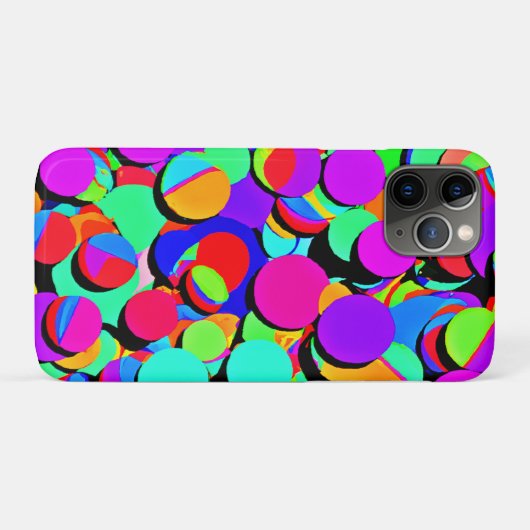 Kleurrijk levendig revival patroon Case-Mate iPhone case (Achterkant (horizontaal))