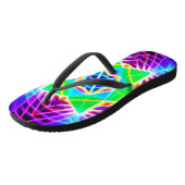 Kleurrijk Levensecht Patroon Teenslippers (Schuin)
