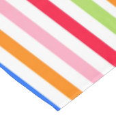 Kleurrijk Levensecht Strepenpatroon Ontwerp Tafelkleed (Gekanteld)