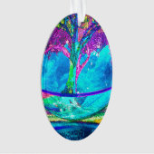 Kleurrijk levenskunstwerk van Amelia Carrie Ornament (voorkant)