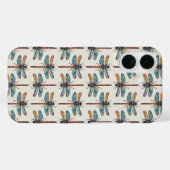 Kleurrijk Libel Patroon Case-Mate iPhone Case (Achterkant (horizontaal))