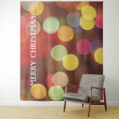 Kleurrijk Licht Kerst Foto Booth Achtergrond Wandkleed (In situ)