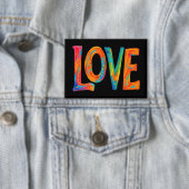 Kleurrijk liefdeswoord button (Insitu)