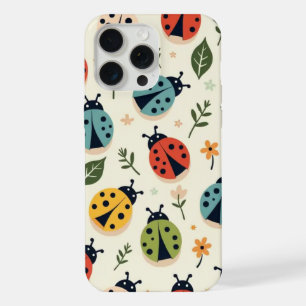 Kleurrijk lieveheersbeestje patroon iPhone/iPad ho iPhone 15 Pro Max Case