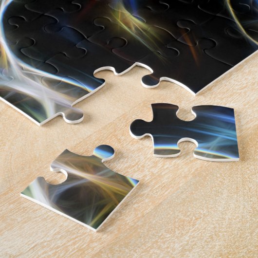 Kleurrijk Lijn Kunstzinnig Patroon Legpuzzel (Zijkant)