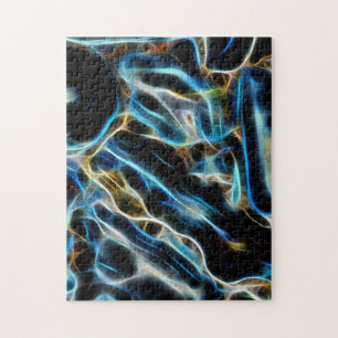 Kleurrijk Lijn Kunstzinnig Patroon Legpuzzel