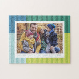 Kleurrijk lijst één foto horizontaal legpuzzel