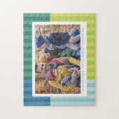 Kleurrijk lijst één foto horizontaal legpuzzel (Verticaal)