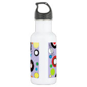 Kleurrijk Lila Waterfles (Achterkant)