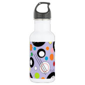 Kleurrijk Lila Waterfles (Voorkant)