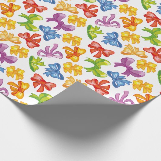 Kleurrijk lint inpakpapier (Hoek)