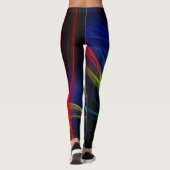 Kleurrijk lint van licht leggings (Achterkant)
