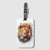 Kleurrijk Lion King Bagagelabel (Voorkant (verticaal))