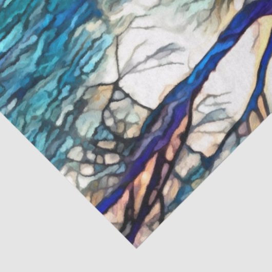 Kleurrijk Lion Sahara Decoupage Papier (Detail)