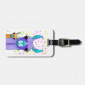 Kleurrijk Llama Bagagelabel (Voorkant horizontaal)