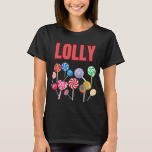 Kleurrijk lolly snoep T-shirt