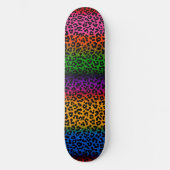Kleurrijk Luipaard Dierprintontwerp Persoonlijk Skateboard (Voorkant)