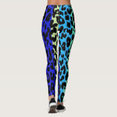 Kleurrijk luipaard huidpatroon #23 leggings (Achterkant)