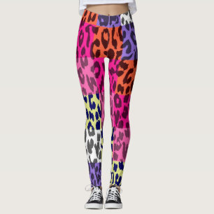 Kleurrijk Luipaard Vel Patroon #25 Leggings