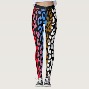 Kleurrijk Luipaard Vel Patroon #3 Leggings