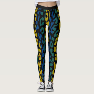 Kleurrijk Luipaard Vel Patroon #9 Leggings
