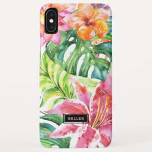 Kleurrijk Lush tropische floraal land Case-Mate iPhone Case