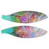 Kleurrijk Lynx portret, abstracte kunst Basketbal (Panelen)