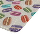 Kleurrijk macarons patroon snijplank (Hoek)