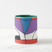 Kleurrijk Man Abstract Mok (Midden)