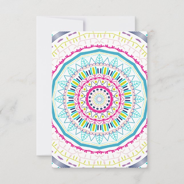 kleurrijk mandala (Voorkant)