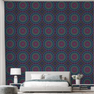 kleurrijk mandala behang