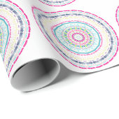 kleurrijk mandala cadeaupapier (Rol Hoek)