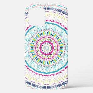 kleurrijk mandala Case-Mate iPhone case