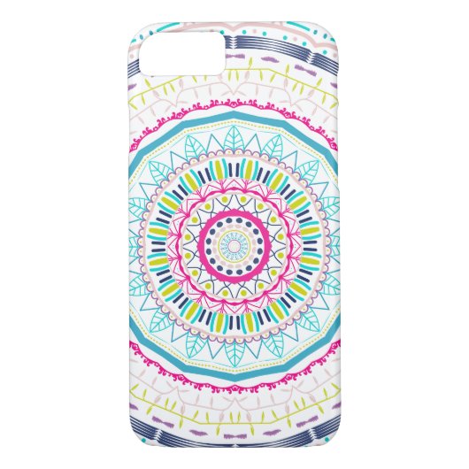 kleurrijk mandala Case-Mate iPhone case (Achterkant)