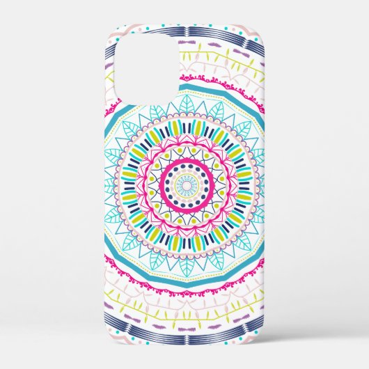 kleurrijk mandala Case-Mate iPhone case (Achterkant)