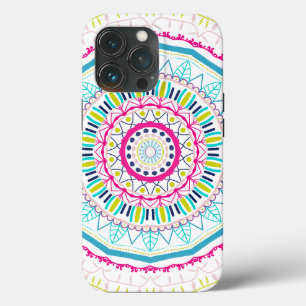 kleurrijk mandala Case-Mate iPhone case