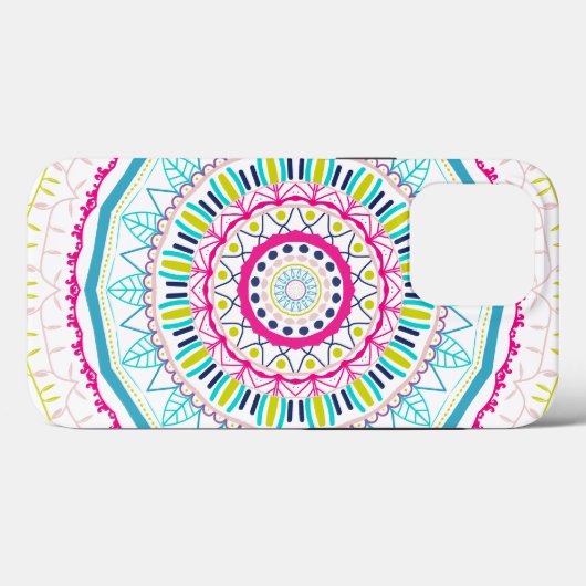 kleurrijk mandala Case-Mate iPhone case (Achterkant (horizontaal))