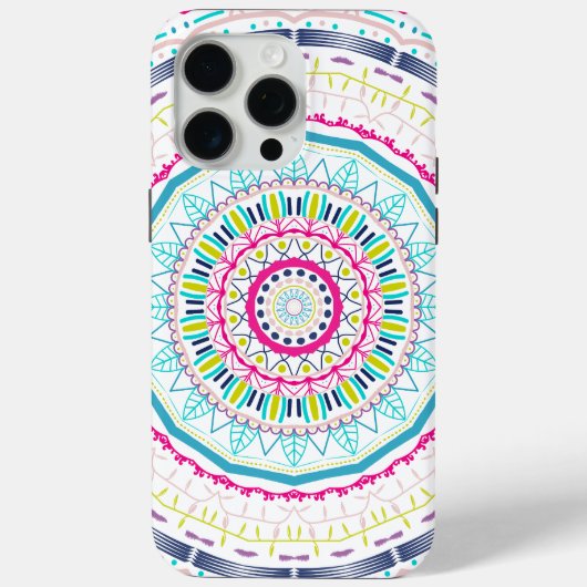 kleurrijk mandala Case-Mate iPhone case (Achterkant)