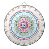 kleurrijk mandala dartbord (Voorkant)