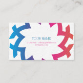 Kleurrijk Mandala Design Visitekaartje (Voorkant)