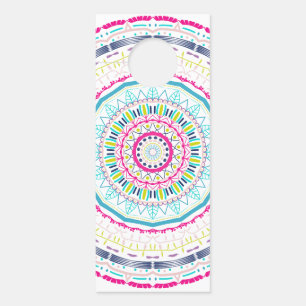 kleurrijk mandala deurhanger