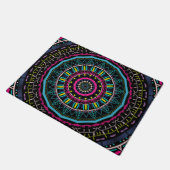 kleurrijk mandala deurmat (Schuin)