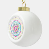 kleurrijk mandala keramische bal ornament (Rechts)
