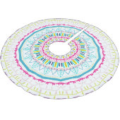 kleurrijk mandala kerstboom rok (Gekanteld)