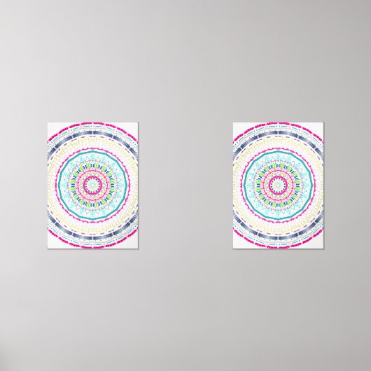 kleurrijk mandala muurkunst sets (Voorkant)