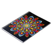 kleurrijk mandala notitieboek (Linkerzijde)