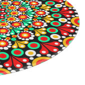 Kleurrijk Mandala Patroon Boho Stip Snijplank (Hoek)
