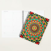 Kleurrijk Mandala Patroon Planners Boho Stip (Display)