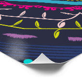 kleurrijk mandala perfect poster (Hoek)
