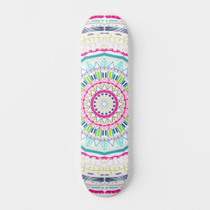 kleurrijk mandala persoonlijk skateboard